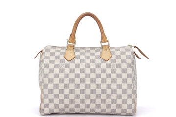 LOUIS VUITTON N41370 SPEEDY 30CM (DU2067) DAMIER AZUR CANVAS, NO DUST COVER