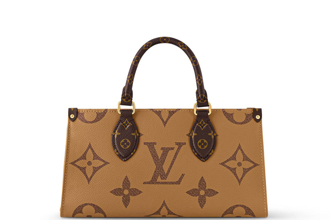 LOUIS VUITTON M46653 ONTHEGO EAST WEST MONOGRAM REVERSE WITH ROUND POUCH & STRAP, WITH DUST COVER & BOX