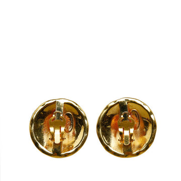 Chanel CC Matelasse Brooch  Metal Earrings in Good condition