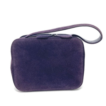 CHANEL Handbag suede purple CC COCO Mark Square bag Women Used