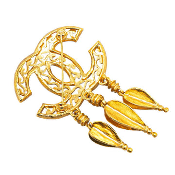 Chanel CC Dangle Brooch Metal Brooch in Excellent condition