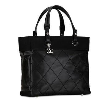 Chanel CC Paris Biarritz Tote MM Canvas Handbag A34209 in Excellent condition