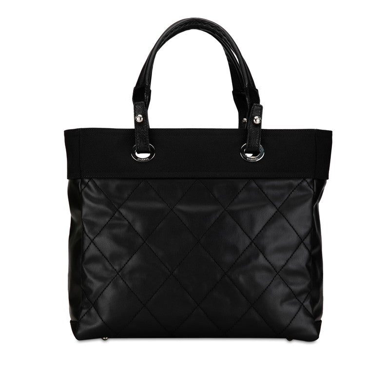 Chanel CC Paris Biarritz Tote MM Canvas Handbag A34209 in Excellent condition