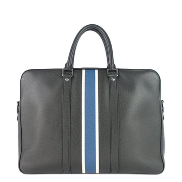 LOUIS VUITTON Porte-Document Voyage Ardoise Leather Briefcase Bag