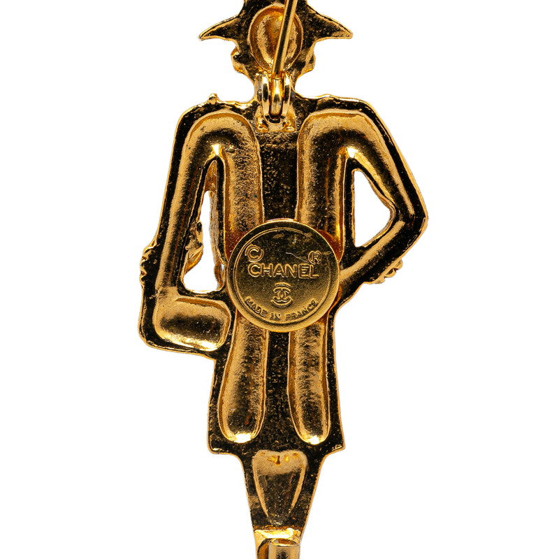 Chanel Mademoiselle Lady Brooch Metal Brooch in Good condition