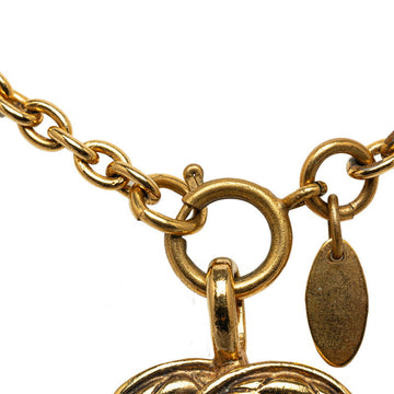 Chanel CC Logo Pendant Necklace Metal Necklace in Good condition
