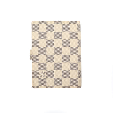 LOUIS VUITTON Agenda Cover in White Canvas