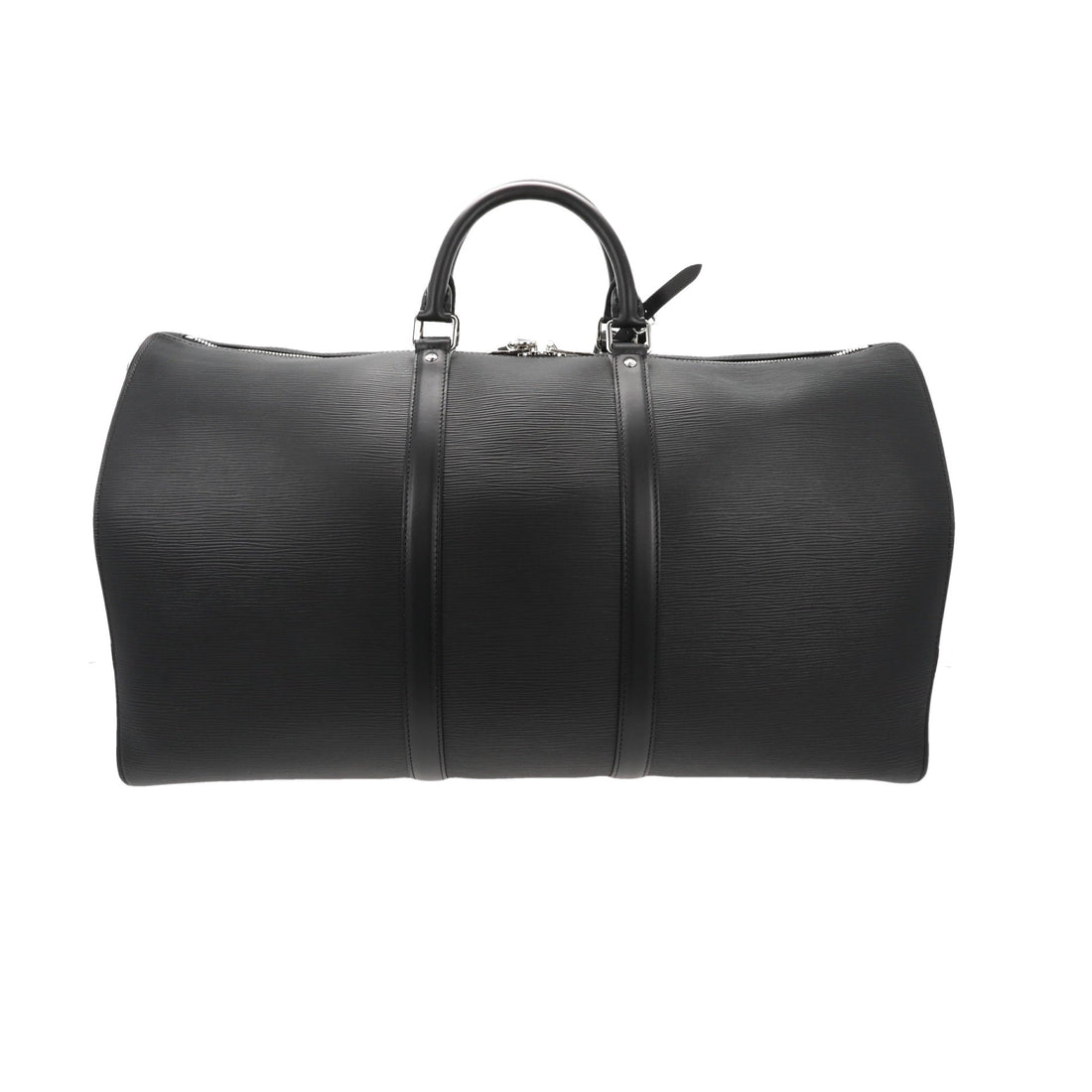 LOUIS VUITTON X SUPREME X Supreme Black Epi Keepall 55 Travel Bag