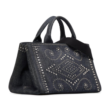 Prada Canapa Jeweled Denim Makersluxe (MLB-VCMwnw)