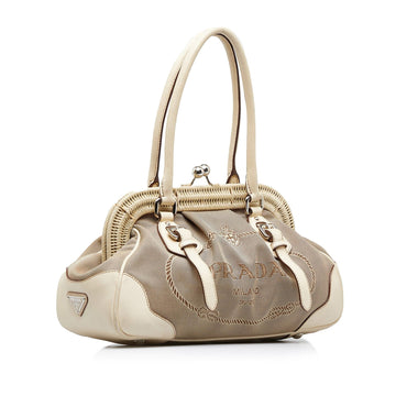 Prada Canapa Logo Frame Handbag (MLB-WZ7S4Z)