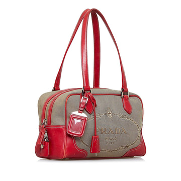 Prada Canapa Logo Shoulder Bag (MLB-FGvS6T)