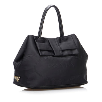 Prada Canapa Tessuto Bow Makersluxe (MLB-tOn2Iu)