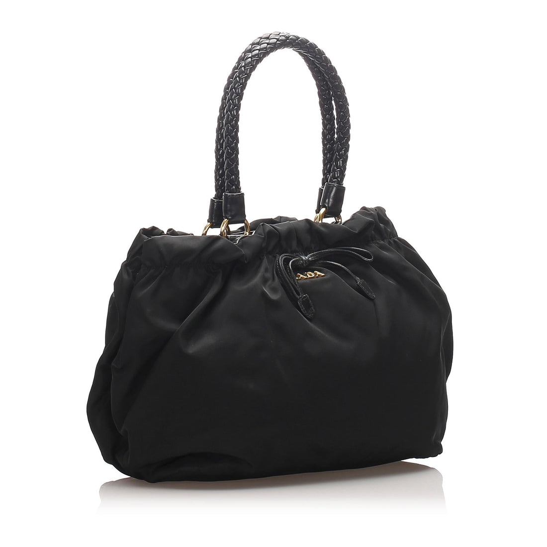 Prada Gathered Tessuto Tote  (MLB-10084)
