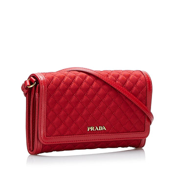 Prada Impuntu Tessuto Wallet on Strap (MLB-NgkdEy)