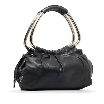 Prada Leather Ring Handbag (MLB-1BZ8Cb)