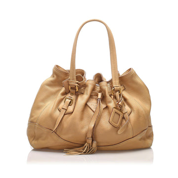 Prada Leather Tassel Tote Bag (MLB-10964)