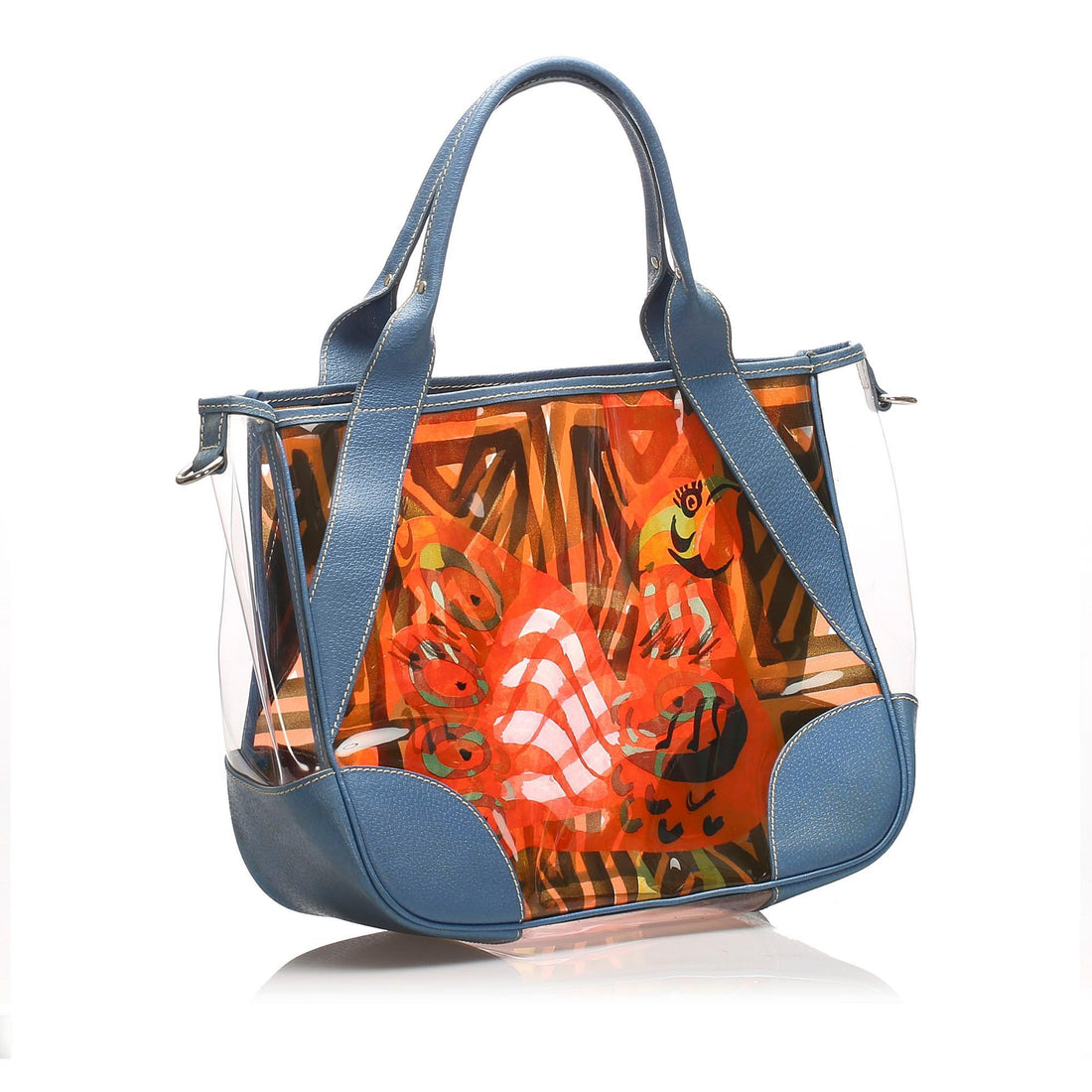 Prada Printed Vinyl Tote Bag (MLB-10846)