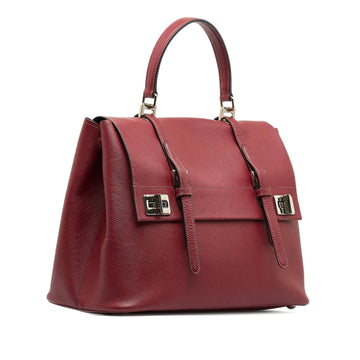 Prada Saffiano Double Turnlock Makersluxe (MLB-Lv5SQ0)