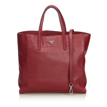 Prada Saffiano Leather Soft Tote (MLB-10450)