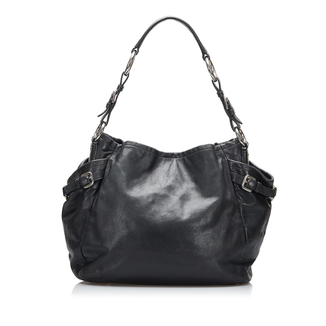 Prada Soft Calf Side Pocket Shoulder Bag (MLB-ZwCuzX)