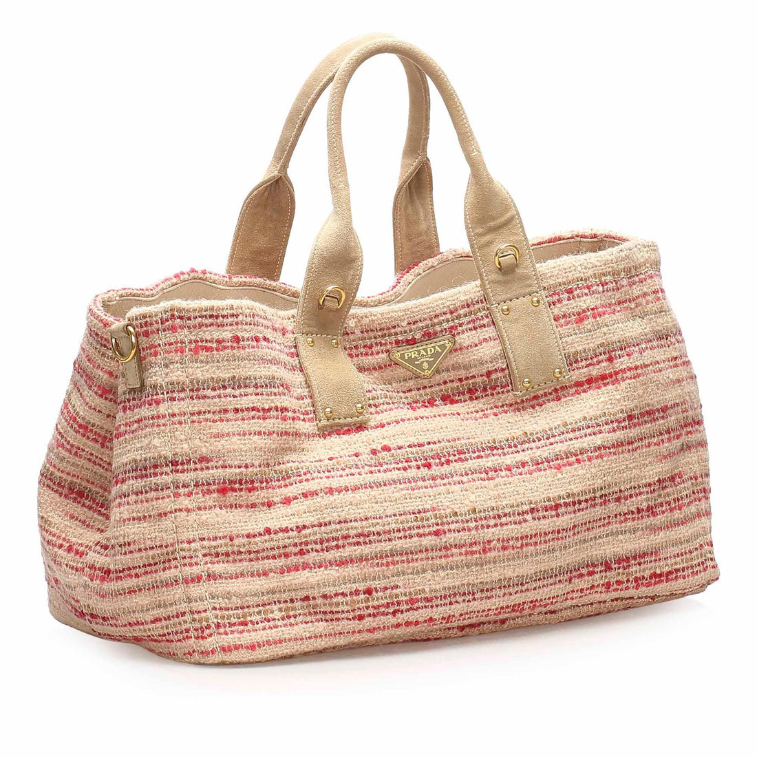 Prada Tweed Tote Bag (MLB-10410)