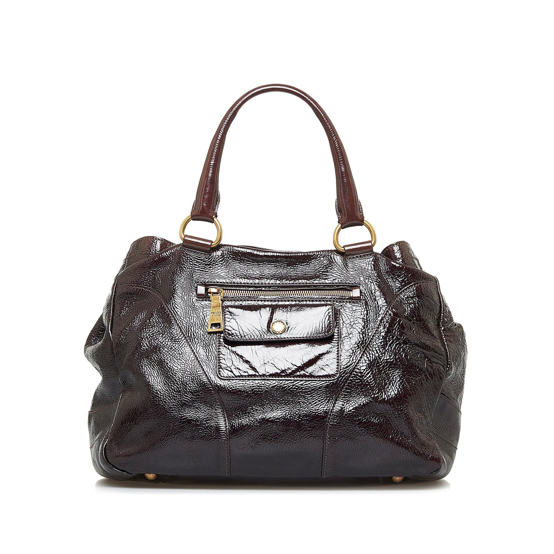 Prada Vitello Shine Zippy Tote Bag (MLB-ks2Rg4)