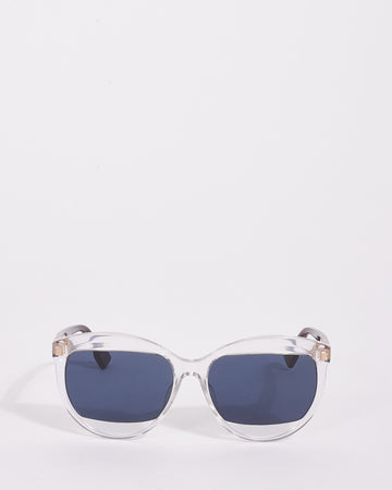 Dior Transparent & Brown Tortoise Acetate Dior Mania 2 Sunglasses