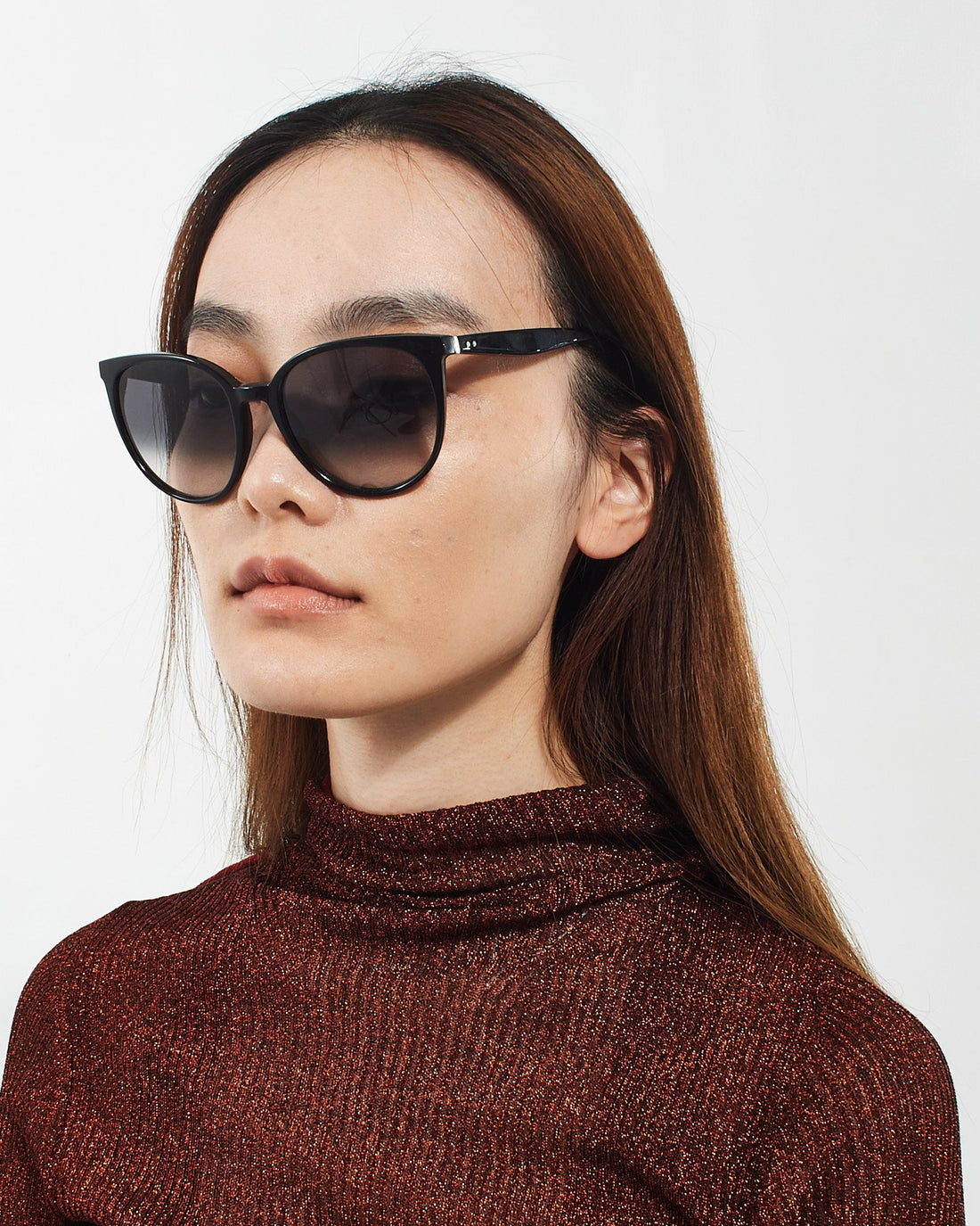 Celine Black Acetate Gradient Wayfarer Sunglasses - CL41068