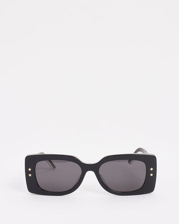 Dior Black/White Pacific S1U Logo Sunglasses