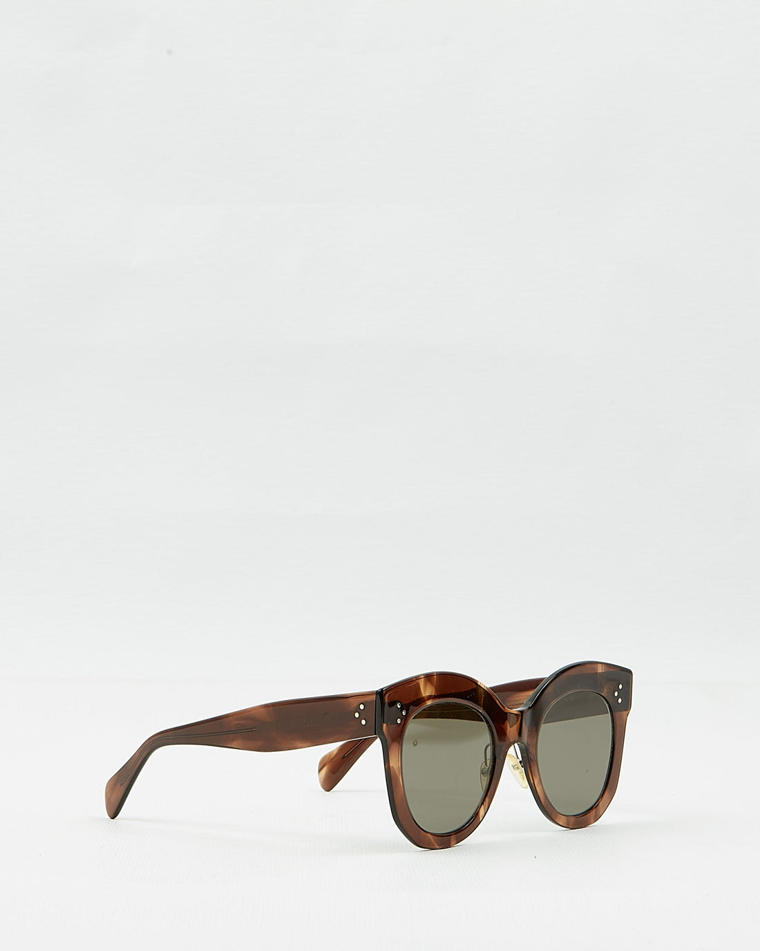 Celine Light Brown Oversized Cat Eye CL41443/S Sunglasses