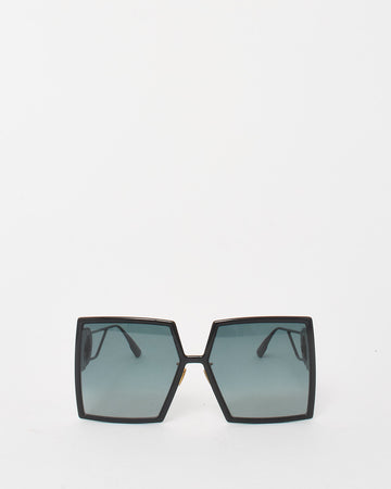 Dior Black Oversized Square Logo GL.3 Sunglasses