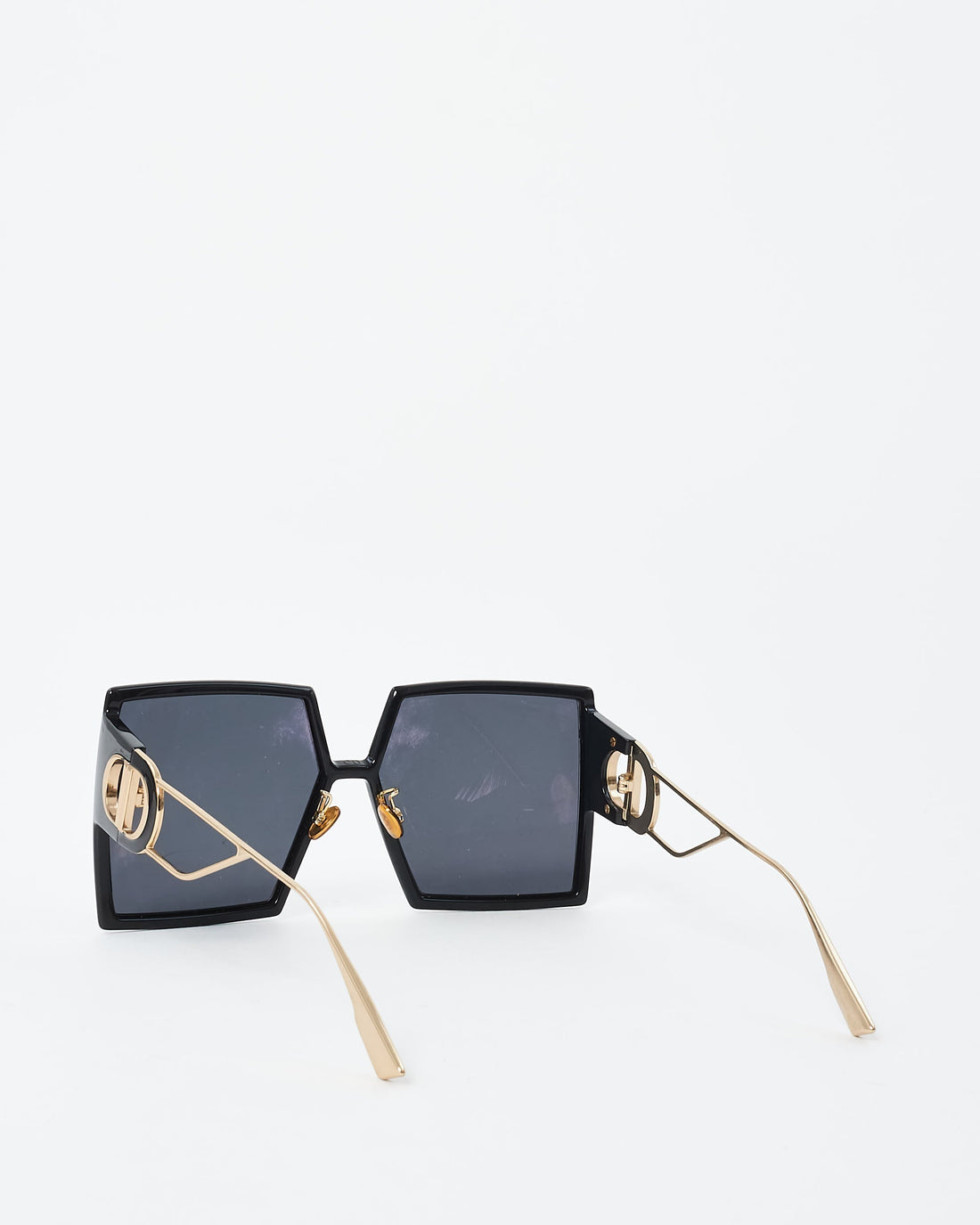 Dior Black & Gold 30 Montagne Oversized Sunglasses