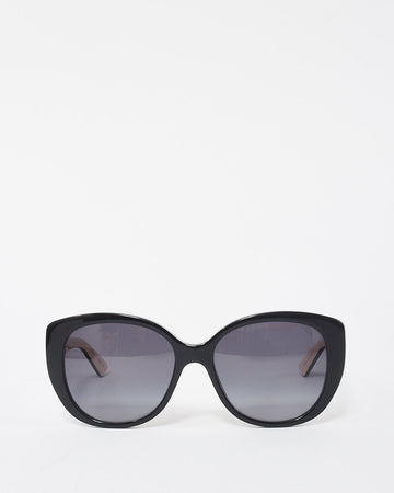 Dior Black and Pink Interior Acetate Cat Eye DiorLady1N Sunglasses
