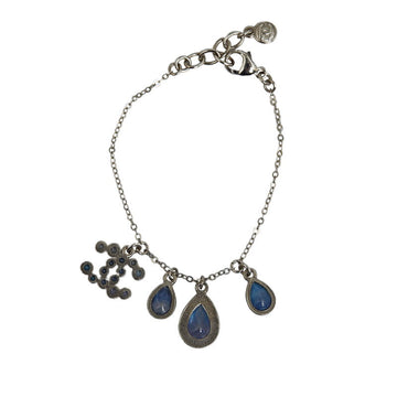 Chanel Colored Stone Bracelet Metal Bracelet in Good condition