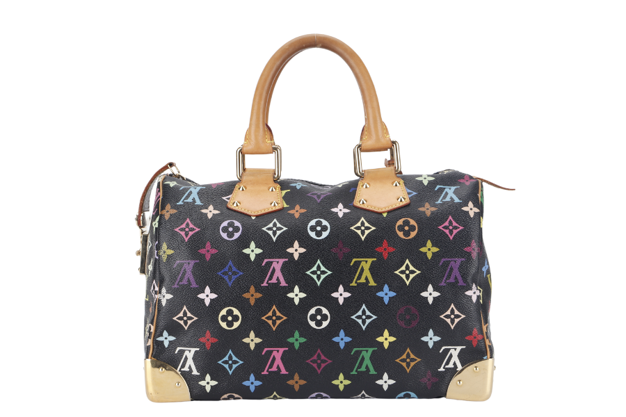 LOUIS VUITTON SPEEDY 30 (M92642) MULTICOLOR MONOGRAM CANVAS NO DUST COVER