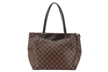 LOUIS VUITTON N41103 WESTMINSTER GM DAMIER EBENE COATED CANVAS GOLD HARDWARE WITH DUST COVER