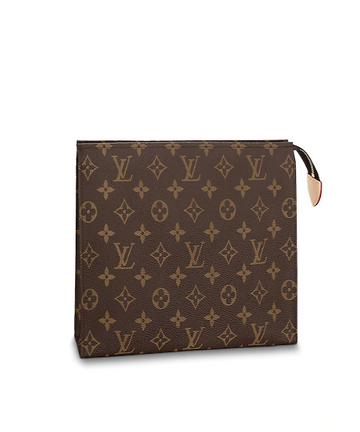 lv toiletry pouch 26 monogram brown