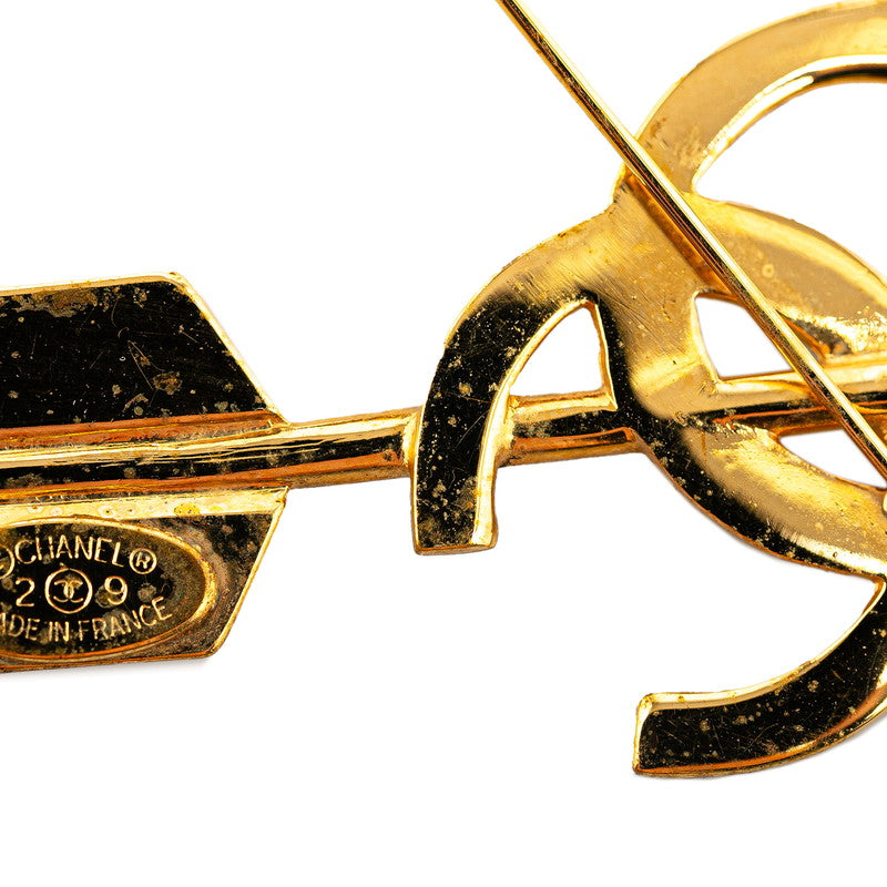 Chanel CC Cupid Brooch Metal Brooch in Good condition