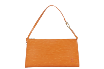 LOUIS VUITTON POCHETTE ACCESSOIRES POUCH (M5294H) MANDARIN EPI LEATHER GOLD HARDWARE NO DUST COVER
