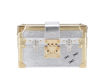 LOUIS VUITTON M50018 EPI PETITE MALLE CROSSBODY BAG GOLD HARDWARE WITH STRAPS AND DUST COVER