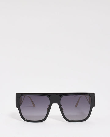 Dior Black Acetate 30Montaigne S3U Shield Sunglasses