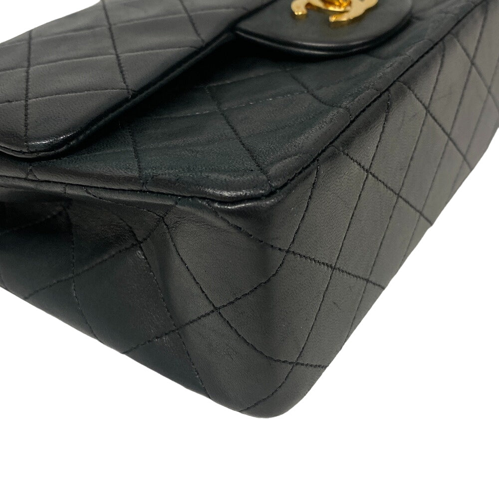 CHANEL Shoulder Bag lambskin Brown Matrasse COCO Mark