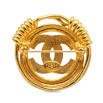 Chanel CC Medallion Brooch  Metal Brooch in Good condition