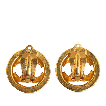 Chanel CC Clip On Earrings  Metal Earrings in Excellent condition
