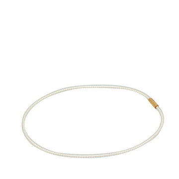 Chanel Faux Pearl Necklace  Natural Material Necklace in Good condition