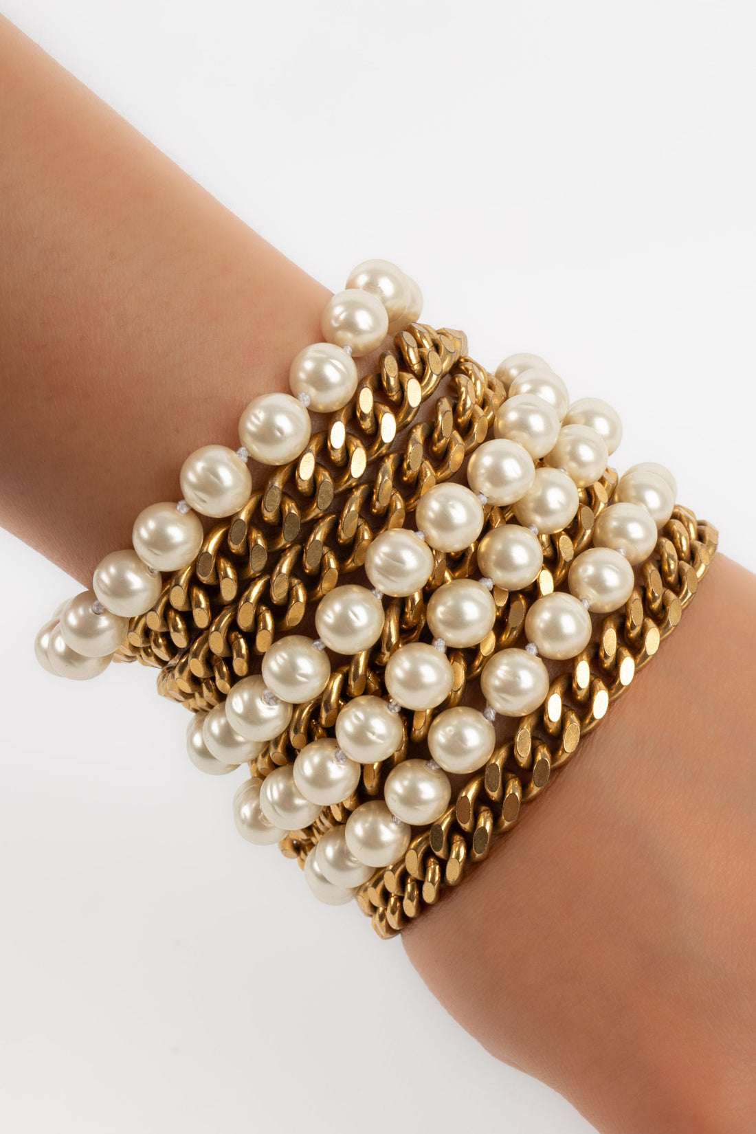 Bracelet de perles nacrées Chanel