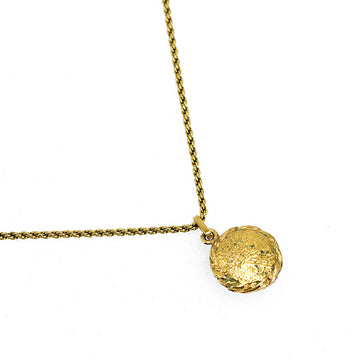 Chanel Faux Pear Pendant Necklace Metal Necklace R00787 in Good condition