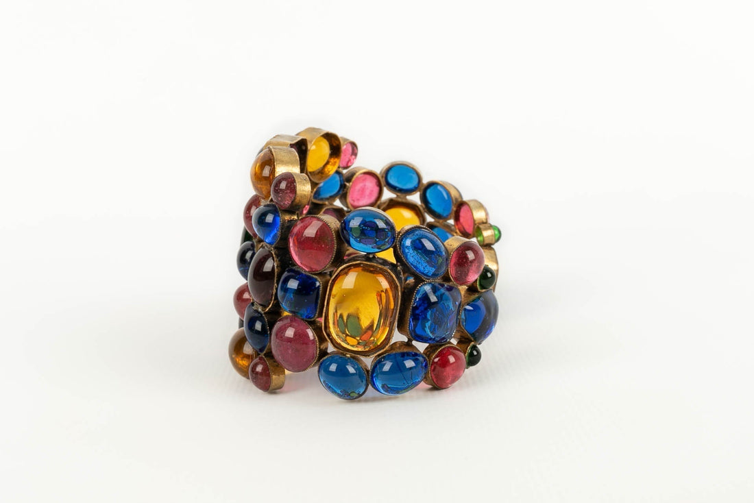 Bracelet en pâte de verre Chanel