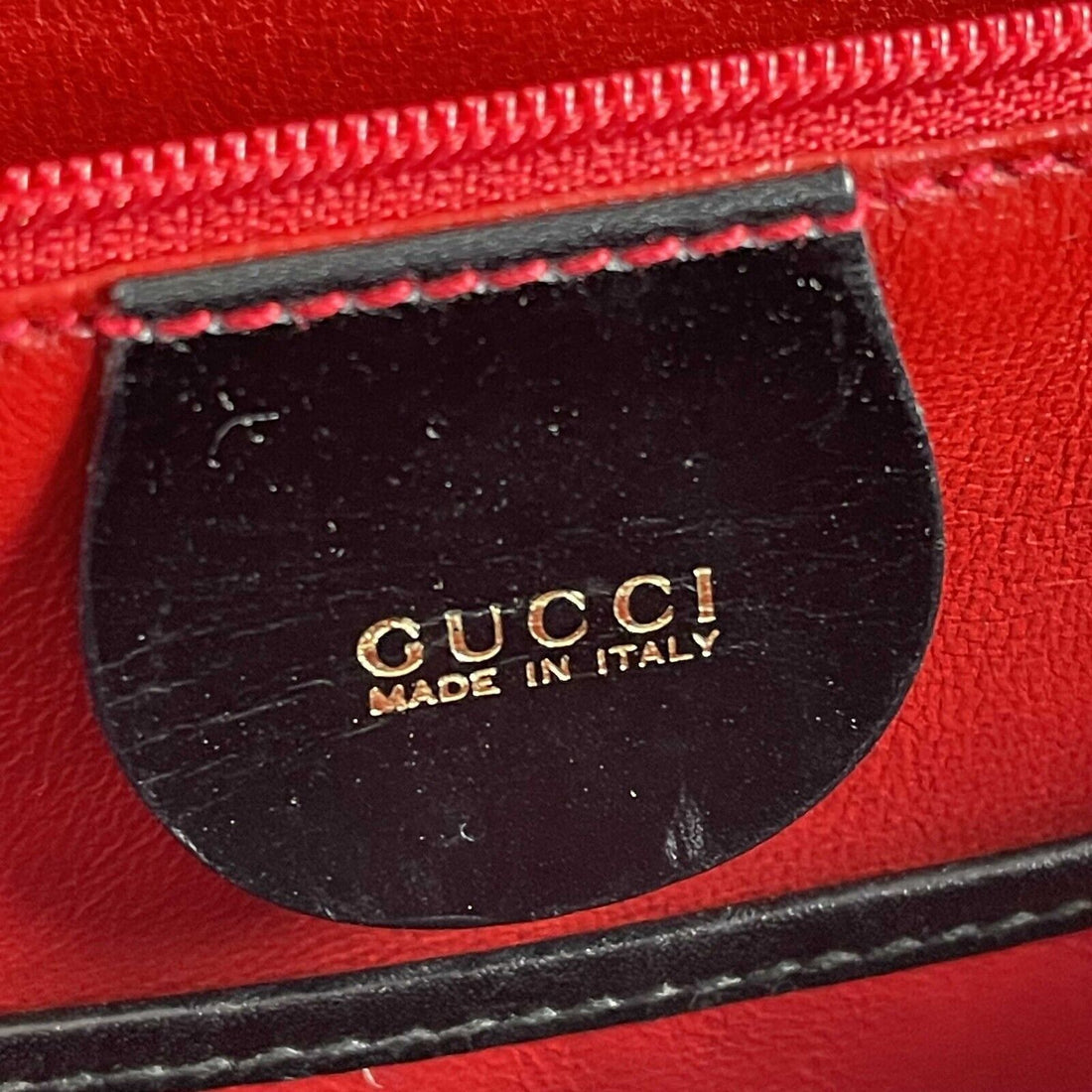 GUCCI Vintage Bamboo Night Handle Black shoulder crossbody bag