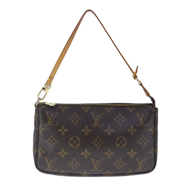 Louis Vuitton Pochette Accessoire  Canvas Clutch Bag